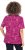 Ulla Popken Abstract Animal Print Short Sleeve Tee Magnolia Red - Trykte T-shirts til kvinder - Printede T-shirts til Damer