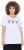 Ulla Popken Bow Short Sleeve Graphic Tee Snow White - Trykte T-shirts til kvinder - Printede T-shirts til Damer