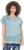 Ulla Popken Textured Paisley Motif Cap Sleeve Tee Light Moss Green - Trykte T-shirts til kvinder - 