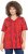 Ulla Popken Letter Print Short Sleeve Tee Red - Trykte T-shirts til kvinder - Printede T-shirts til Damer