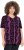 Ulla Popken Letter Print Short Sleeve Tee Magnolia Red - Trykte T-shirts til kvinder - 