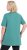 Ulla Popken Essential Front Pleat Tee Green - T-shirts - T-shirts til kvinder