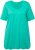 Ulla Popken Essential Front Pleat Tee Turquoise Green - T-shirts - T-shirts til kvinder