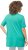 Ulla Popken Essential Front Pleat Tee Turquoise Green - T-shirts - T-shirts til kvinder