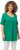 Ulla Popken Essential Front Pleat Tee Emerald Green - T-shirts - 