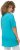 Ulla Popken Essential Front Pleat Tee Deep Aqua - T-shirts - T-shirts til kvinder