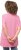 Ulla Popken Essential Front Pleat Tee Light Pink - T-shirts - 