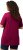 Ulla Popken Essential Front Pleat Tee Magnolia Red - T-shirts - 