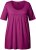Ulla Popken Essential Front Pleat Tee Berry - T-shirts - T-shirts til kvinder