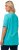 Ulla Popken Essential Notch Neck Stretch Tee Deep Aqua - T-shirts - 