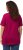Ulla Popken Essential Notch Neck Stretch Tee Magnolia Red - T-shirts - 
