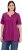 Ulla Popken Essential Notch Neck Stretch Tee Berry - T-shirts - 