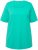 Ulla Popken Essential Square Neck Stretch Tee Turquoise Green - T-shirts - T-shirts til kvinder