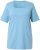 Ulla Popken Essential Square Neck Stretch Tee Light Teal - T-shirts - 