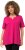 Ulla Popken Essential Square Neck Stretch Tee Fuchsia Pink - T-shirts - T-shirts til kvinder