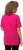 Ulla Popken Essential Square Neck Stretch Tee Fuchsia Pink - T-shirts - T-shirts til kvinder