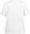 Ulla Popken Double Layer Rounded V-Neck Slim Fit Tee Snow White - T-shirts - T-shirts til kvinder