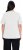 Ulla Popken Double Layer Rounded V-Neck Slim Fit Tee Snow White - T-shirts - T-shirts til kvinder