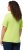 Ulla Popken Double Layer Rounded V-Neck Slim Fit Tee Lime Green - T-shirts - T-shirts til kvinder