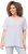 Ulla Popken Textured Striped Short Sleeve Tee Snow White - T-shirts - T-shirts til kvinder