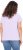 Ulla Popken Ribbed Lettuce Hem Short Sleeve Tee Lavender - T-shirts - T-shirts til kvinder