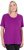 Ulla Popken UPF 50 Quick Drying Tee Blackberry - T-shirts - T-shirts til kvinder