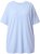 Ulla Popken Basic Round Neck Short Sleeve T-Shirt Light Blue - T-shirts - T-shirts til kvinder