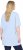 Ulla Popken Basic Round Neck Short Sleeve T-Shirt Light Blue - T-shirts - T-shirts til kvinder