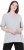 Ulla Popken Eco Cotton Basic T-Shirt 2-Pack Grey/Pink - T-shirts - T-shirts til kvinder
