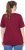 Ulla Popken Eco Cotton Basic T-Shirt 2-Pack Red/Navy - T-shirts - T-shirts til kvinder