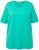Ulla Popken Essential Round Neck Stretch Tee Turquoise - T-shirts - T-shirts til kvinder