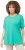 Ulla Popken Essential Round Neck Stretch Tee Turquoise - T-shirts - T-shirts til kvinder