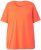 Ulla Popken Essential Round Neck Stretch Tee Coral Pink - T-shirts - 