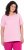 Ulla Popken Essential Round Neck Stretch Tee Pink - T-shirts - 