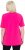 Ulla Popken Essential Round Neck Stretch Tee Magenta Pink - T-shirts - T-shirts til kvinder