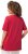 Ulla Popken Essential Round Neck Stretch Tee Dark Pink - T-shirts - T-shirts til kvinder