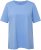 Ulla Popken Essential Round Neck Stretch Tee Cloud Blue - T-shirts - T-shirts til kvinder