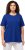 Ulla Popken Essential Round Neck Stretch Tee Cobalt Blue - T-shirts - 