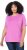 Ulla Popken Essential Round Neck Stretch Tee Cool Pink - T-shirts - 
