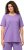 Ulla Popken Essential Round Neck Stretch Tee Pale Lilac - T-shirts - 
