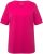 Ulla Popken Essential Round Neck Stretch Tee Fuchsia Pink - T-shirts - 