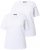 Ulla Popken Scoop Neck Short Sleeve Tee White - T-shirts - 