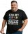 Espionage T436 Good Luck Kiss Printed T-Shirt Black - T-shirts - T-shirts i store størrelser - 2XL-14XL
