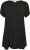 Kaffe Curve Ami Kortærmet Tunika Sort - T-shirts - 