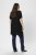 Kaffe Curve Ami Kortærmet Tunika Sort - T-shirts - 