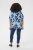 Kaffe Curve Aliana Tunic Blue Flower Animal - Tunikaer - 