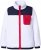 Ulla Popken Color Block Teddy Fleece Jacket Snow White - Hættetrøjer og sweatshirts - 