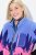 Ulla Popken Alpine Landscape Fleece Jacket Cloud Blue - Hættetrøjer og sweatshirts - Bløde sweatshirts, hoodies & strik
