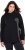 Ulla Popken Ribbon Detail Turtleneck Sweatshirt Black - Hættetrøjer og sweatshirts - 