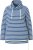 Ulla Popken Striped Turtleneck Neon Detail Sweatshirt Indigo Denim - Hættetrøjer og sweatshirts - Bløde sweatshirts, hoodies & strik